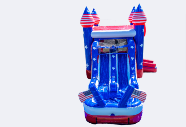 USA Combo Wet/Dry - Holly Springs Inflatable Rentals